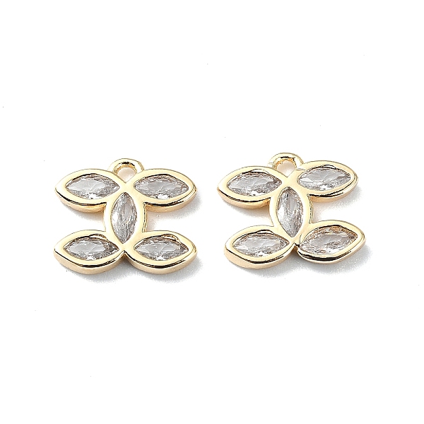 

PandaHall Brass Micro Pave Cubic Zirconia Pendants, Real 16K Gold Plated, 9x10x1.5mm, Hole: 1.2mm Brass+Cubic Zirconia Others Clear