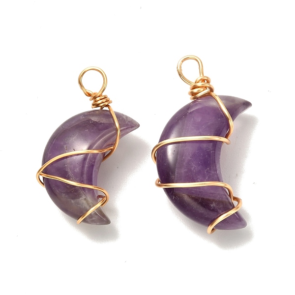 Natural Amethyst Pendants