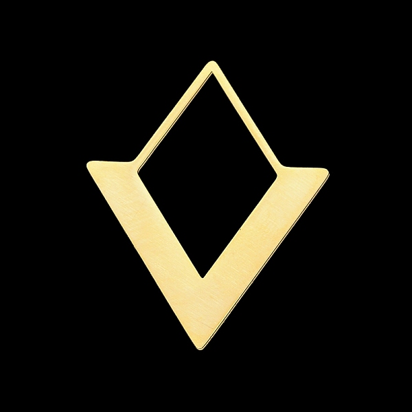 

PandaHall 201 Stainless Steel Pendants, Laser Cut, Rhombus, Golden, 35x27.5x1mm 201 Stainless Steel Rhombus