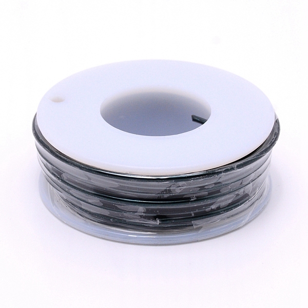 

PandaHall Round Aluminum Wire, with Spool, Black, 15 Gauge, 1.5mm, 10m/roll Aluminum Round Black