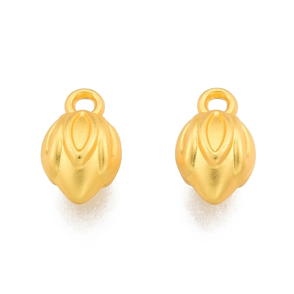 

PandaHall Alloy Pendants, Flower Bud Charms, Matte Gold Color, 11x6.5x6mm, Hole: 1.5mm Alloy Others
