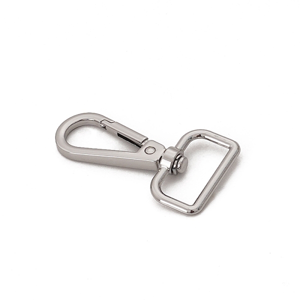 

PandaHall Alloy Swivel Clasps, Swivel Snap Hook, Platinum, 58x32mm Alloy