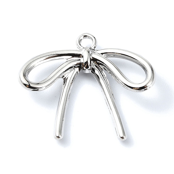 

PandaHall Alloy Pendant, Bowknot, Platinum, 33x20x3.5mm, Hole: 2mm Alloy Bowknot