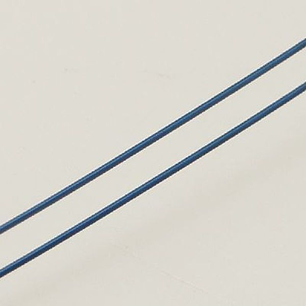 

PandaHall Round Copper Wire for Jewelry Making, Steel Blue, 26 Gauge, 0.4mm, about 16.4 Feet(5m)/roll Copper Round Blue