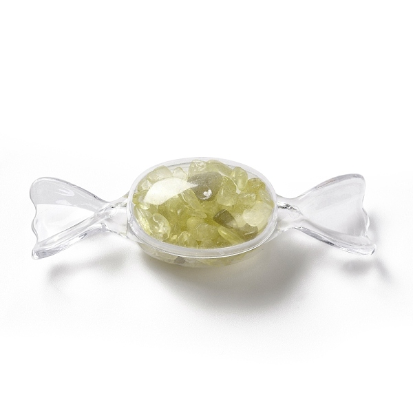 

PandaHall Natural Citrine Chip Decorates, with Transparent Plastic Storage Box, Candy, 25x82.5x23mm Citrine Candy