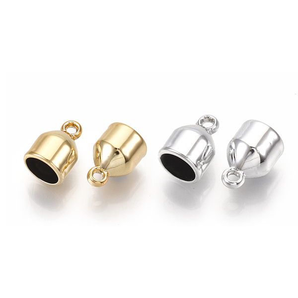 

PandaHall UV Plating ABS Plastic Cord Ends, Mixed Color, 14x10mm, Hole: 1.8mm, Inner Diameter: 8mm Plastic