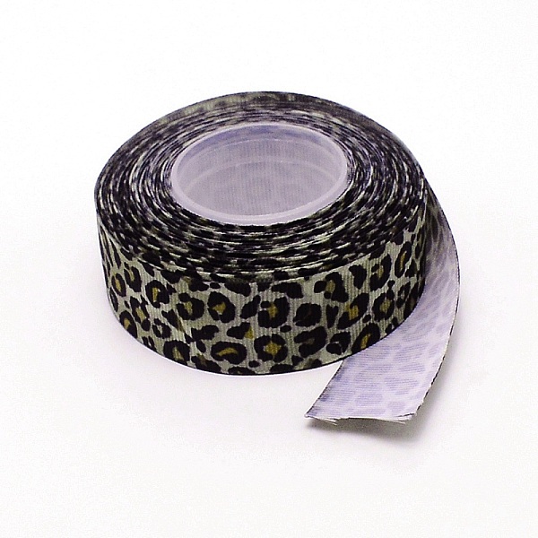 

PandaHall Polyester Ribbon, Leopard Print Theme Pattern, for Gift Wrapping, Floral Bows Crafts Decoration, Dark Sea Green, 1 inch(25mm)...