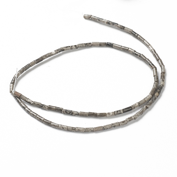 

PandaHall Natural Bamboo Leaf Agate Beads Strands, Column, 4.3~5.6x2.3~2.5mm, Hole: 0.9mm, about 82~86pcs/strand, 14.96~17.71 inch(38~45cm)...