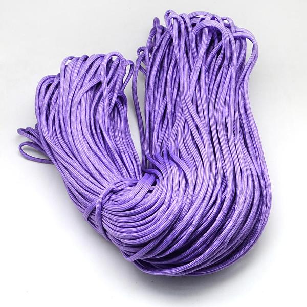 

PandaHall 7 Inner Cores Polyester & Spandex Cord Ropes, Solid Color, for Rope Bracelets Making, Medium Slate Blue, 4~5mm, about 109.36 yards..., Purple