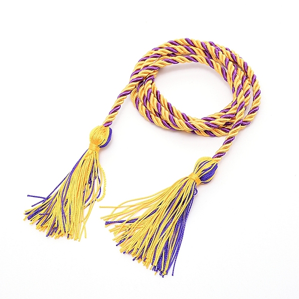 

PandaHall Polyester Tassel Big Pendant Decorations, for Graduation Ceremony, Colorful, 1700x7mm Polyester