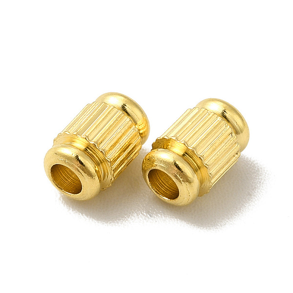 

PandaHall Brass Beads, Cadmium Free & Lead Free, Column, Real 24K Gold Plated, 6x4mm, Hole: 1.5mm Brass Column