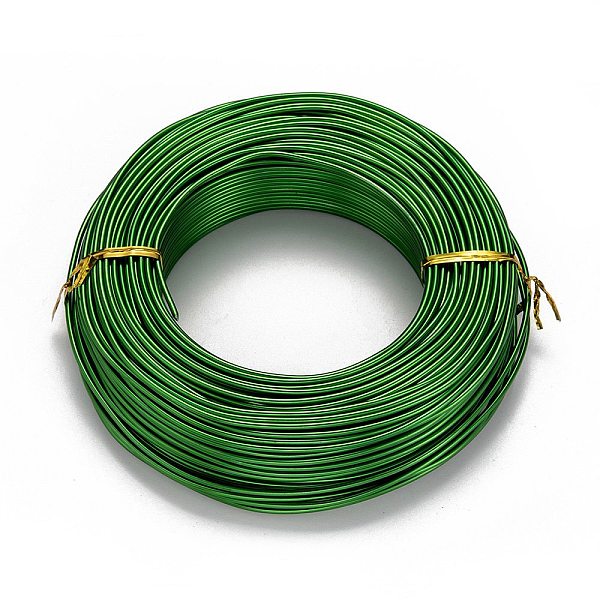 

PandaHall Round Aluminum Wire, Flexible Craft Wire, for Beading Jewelry Doll Craft Making, Green, 12 Gauge, 2.0mm, 55m/500g(180.4 Feet/500g)...