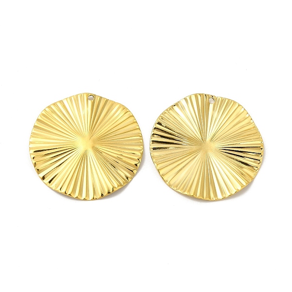 

PandaHall Ion Plating(IP) 304 Stainless Steel Pendants, Flat Round Charm, Real 18K Gold Plated, 32x1mm, Hole: 1.5mm 304 Stainless Steel...