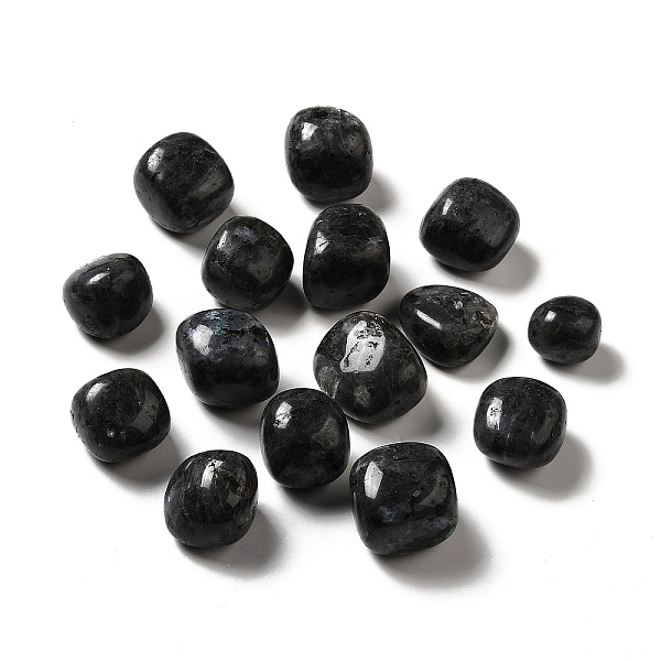 

PandaHall Natural Larvikite Beads, Tumbled Stone, Healing Stones, for Reiki Healing Crystals Chakra Balancing, Vase Filler Gems, No...