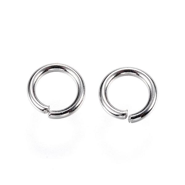 

PandaHall 304 Stainless Steel Jump Rings, Open Jump Rings, Stainless Steel Color, 9x1.5mm, Inner Diameter: 6mm 304 Stainless Steel