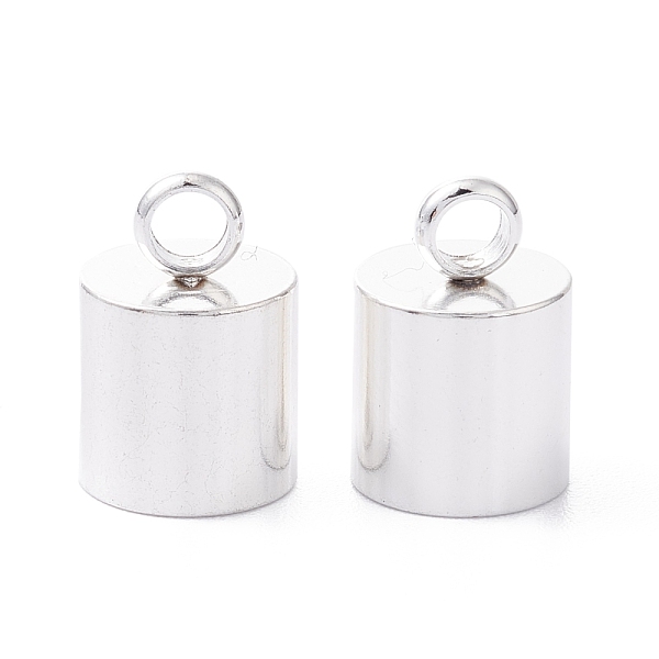 

PandaHall 201 Stainless Steel Cord Ends, End Caps, Column, Silver, 11.5x8mm, Hole: 2mm, Inner Diameter: 7mm 201 Stainless Steel