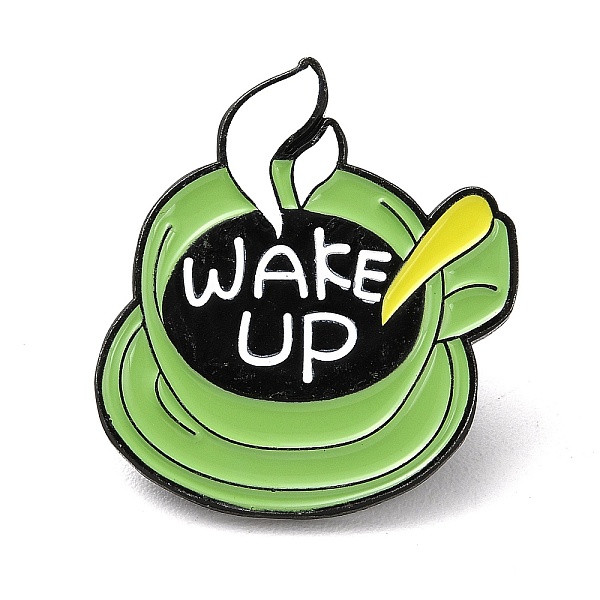 

PandaHall Enamel Pins, Black Alloy Badge for Backpack Clothes, Drink, 30x24x1.8mm Alloy+Enamel Drink