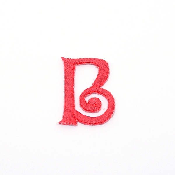 

PandaHall Computerized Embroidery Cloth Iron on/Sew on Patches, Costume Accessories, Appliques, Letter, Red, Letter.B, 25x19x1.4mm Cloth...