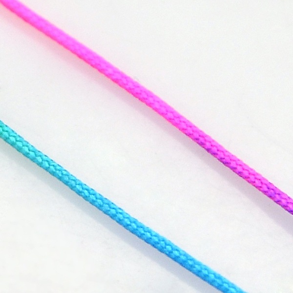

PandaHall Imported Nylon Thread, Colorful, 0.8mm, about 120yards/roll Nylon
