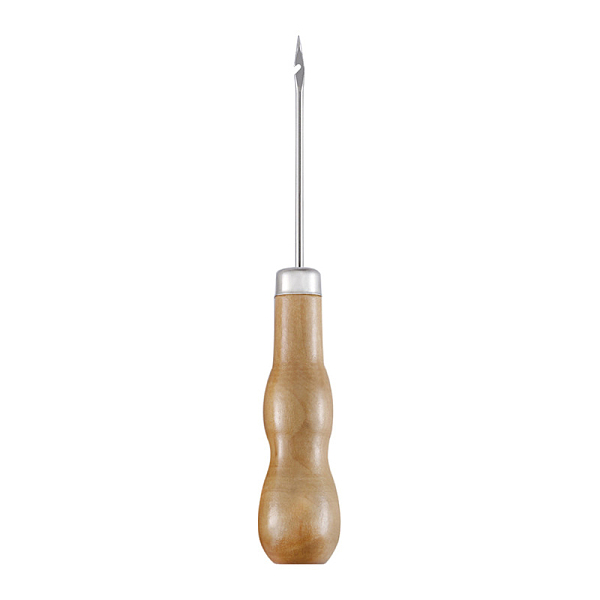 

PandaHall Awl Pricker Sewing Tool, Hole Maker Tool, with Wood Handle, for Punch Sewing Stitching Leather Craft, BurlyWood, 13x2cm Wood..., Orange