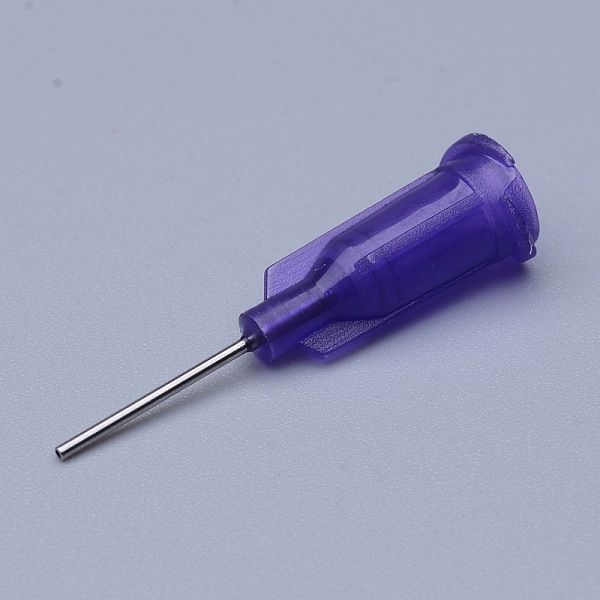 

PandaHall Plastic Fluid Precision Blunt Needle Dispense Tips, Dark Slate Blue, Lumen: 0.52mm, 30x7.5mm, External Dia: 0.81mm Plastic Blue