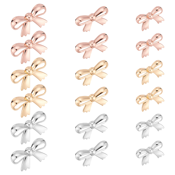 

PandaHall WADORN 18 Sets Bow Decorative Clip Buckles, 9 Styles Bag Cover Wallet Decoration Clasps with Shims Women Dress Sweater Jewlery...