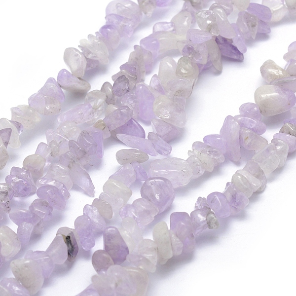 

PandaHall Natural Amethyst Beads Strands, Chip, 5~8mm, Hole: 1mm, about 33 inch(84cm) Amethyst Chip