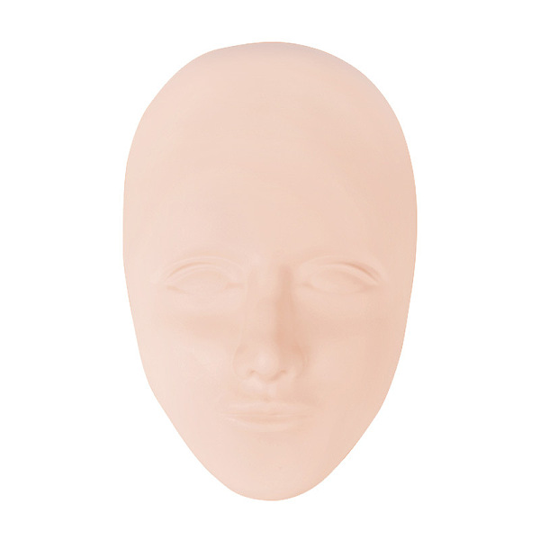 

PandaHall Microblading Silicone Face Shape Tattoo Practice Skin, Training Skin for Beginners and Experienced Tattoo Artists, Seashell Color...