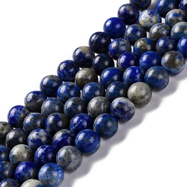 

PandaHall Natural Lapis Lazuli Beads Strands, Round, 8mm, Hole: 1mm, about 45pcs/strand, 15 inch Lapis Lazuli Round