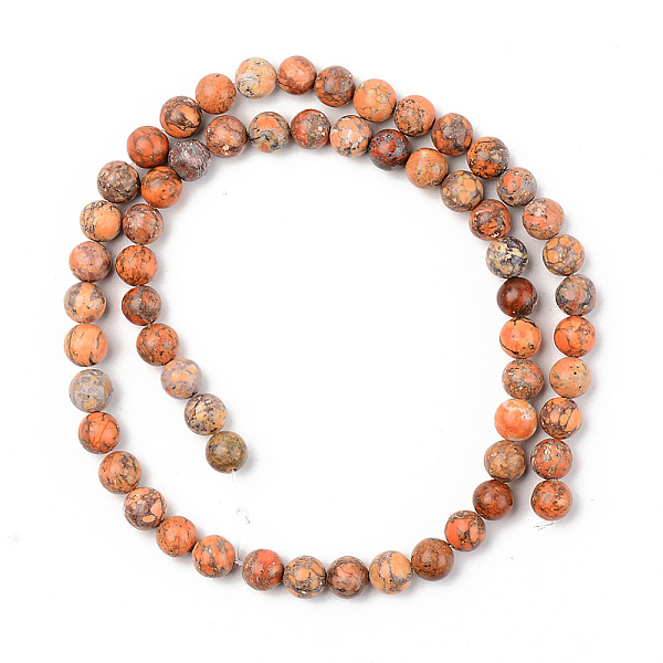 

PandaHall Natural American Turquoise Beads Strands, Dyed & Heated, Round, Dark Orange, 6mm, Hole: 1mm, about 59~60pcs/strand, 15-1/8 inch...