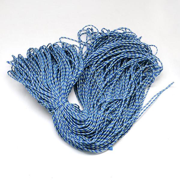 

PandaHall Polyester & Spandex Cord Ropes, 1 Inner Core, Royal Blue, 2mm, about 109.36 yards(100m)/bundle Polyester Blue