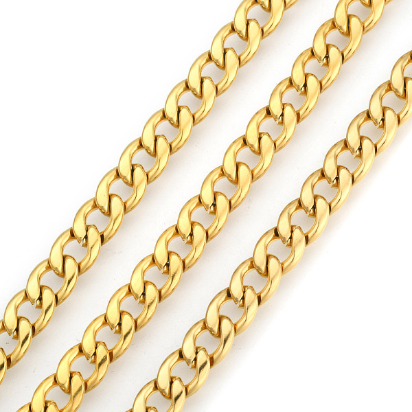 3.28 Feet 304 Stainless Steel Cuban Link Chains