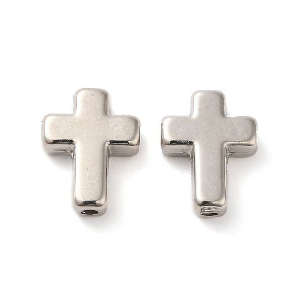 

PandaHall CCB Plastic Beads, Cross, 15.5x12x4.5mm, Hole: 1.7mm Plastic Cross