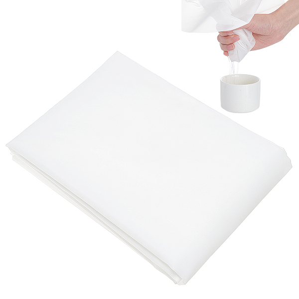 

PandaHall Nylon Mwsh Fabric, Filter Fabric, WhiteSmoke, 200x100x0.01cm Nylon White