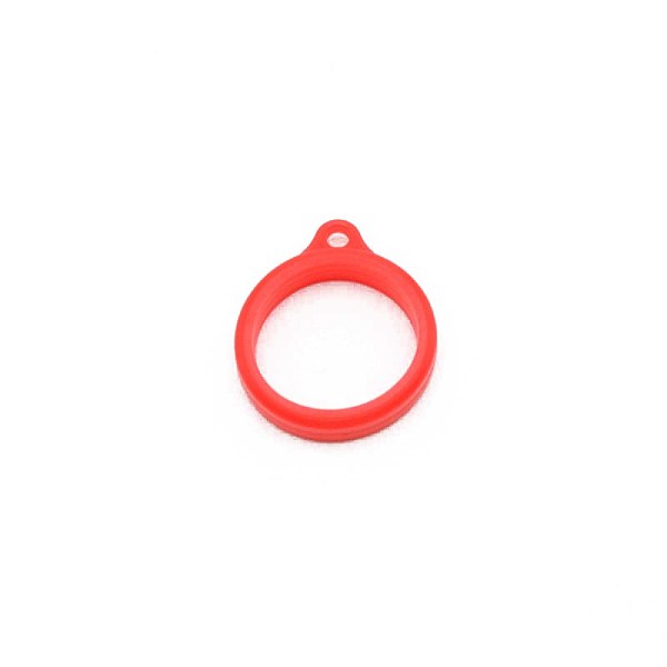 

PandaHall Silicone Pendant, for Electronic stylus & Lighter Making, Ring, Red, 29x24.5x7mm, Hole: 3mm, 20.5mm inner diameter Silicone Ring...