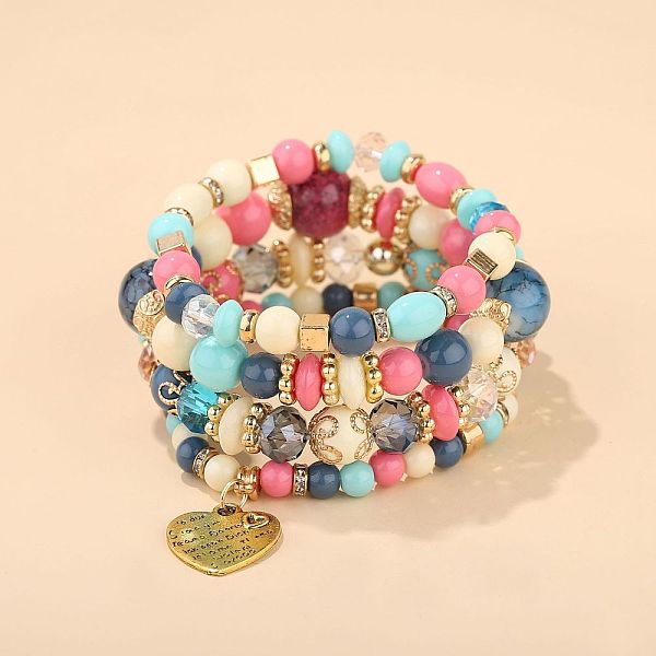 Boho Style Wood Bea… - image