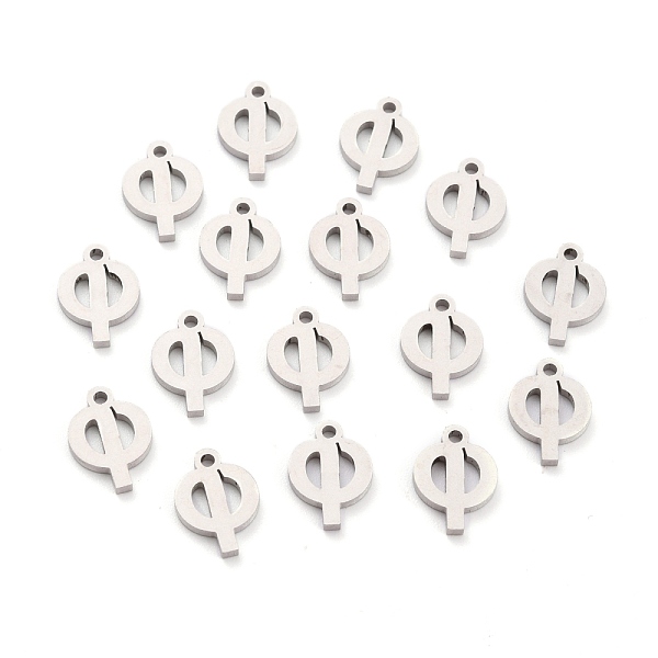 

PandaHall 304 Stainless Steel Pendants, Matte Style, Greek Alphabet, Stainless Steel Color, Letter.F, Letter.F: 12x9x1.5mm, Hole: 1.5mm 304...