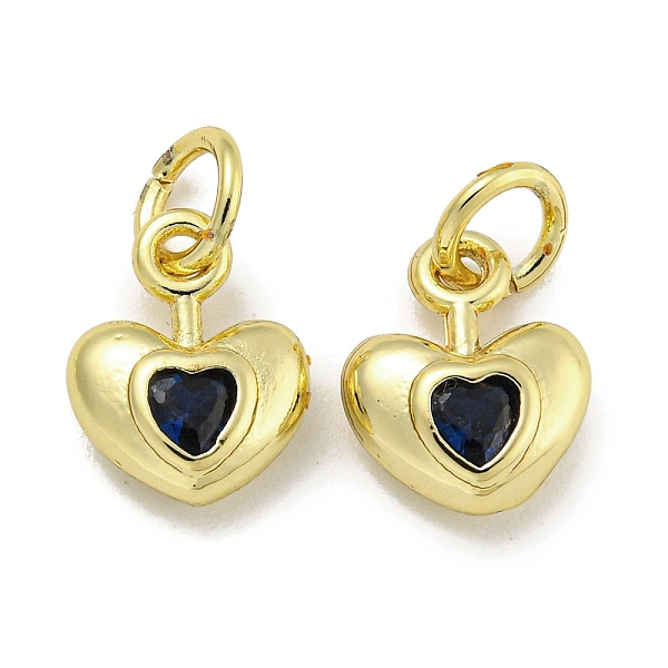 

PandaHall Rack Plating Brass Micro Pave Cubic Zirconia Charms, with Jump Ring, Cadmium Free & Lead Free, Real 18K Gold Plated, Long-Lasting...