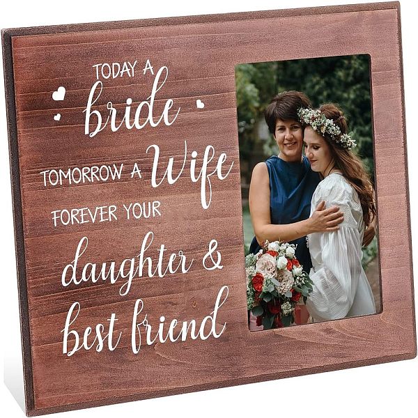 

PandaHall MDF Photo Frames, Glass Display Pictures, for Tabletop Display Photo Frame, Rectangle with Word, Saddle Brown, 20.3x25.4x1.2cm...