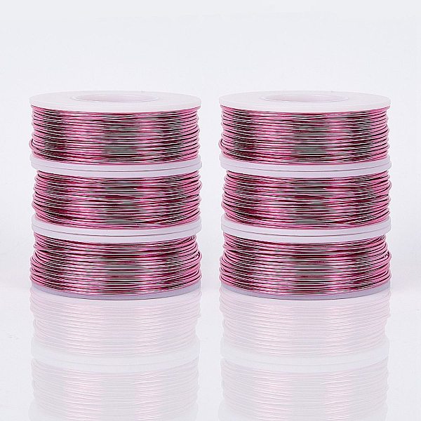 

PandaHall DIY Jewelry Kits, with Aluminum Wire and Iron Side Cutting Pliers, Hot Pink, 1mm, about 23m/roll, 6rolls/set Aluminum Pink