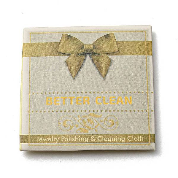 

PandaHall Microfiber Double-Sided Velvet Cloth, for Silver Jewelry Cleaning and Polishing, Yellow, 48.5x48.5x0.5mm Cloth Yellow