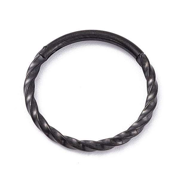 Twisted Ring Hoop Earrings For Girl Women