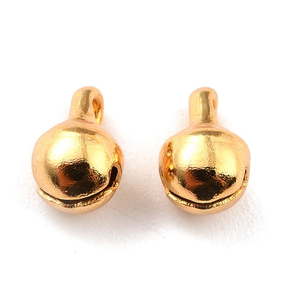 

PandaHall 304 Stainless Steel Bell Charms, Real 18K Gold Plated, 7.5x5x5mm, Hole: 1.2mm 304 Stainless Steel Bell