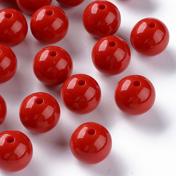 Opaque Acrylic Beads - image