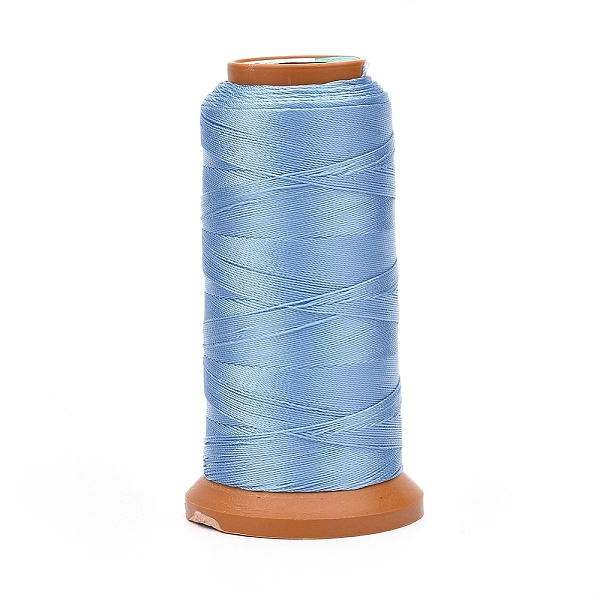 

PandaHall Polyester Threads, for Jewelry Making, Light Blue, 0.7mm, about 437.44 yards(400m)/roll Polyester Blue
