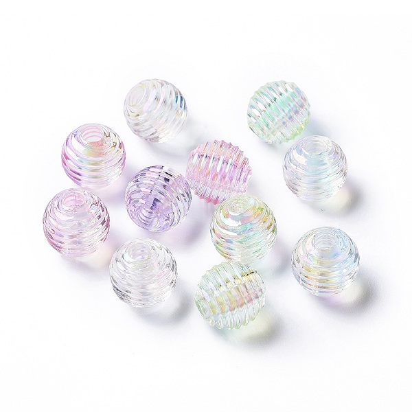 

PandaHall Transparent Acrylic Beehive Beads, Mixed Color, 16x15.5x15.5mm, Hole: 4.8mm Acrylic Multicolor