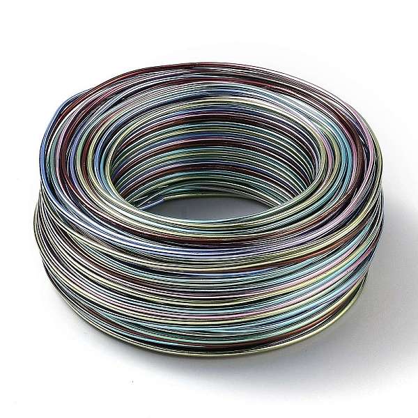 

PandaHall 5 Segment Colors Round Aluminum Craft Wire, for Beading Jewelry Craft Making, Colorful, 12 Gauge, 2mm, about 190.28 Feet(58m)/roll...