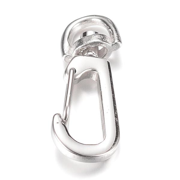 

PandaHall 304 Stainless Steel Swivel Clasps, Stainless Steel Color, 36x14x7mm, Hole: 5x7mm 304 Stainless Steel