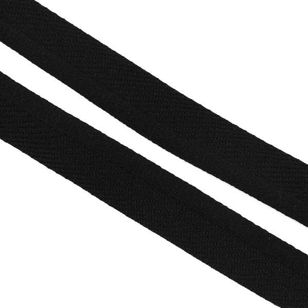 

PandaHall Flat Polyester Elastic Cord/Band, Webbing Garment Sewing Accessories, Black, 11mm Elastic Fibre Flat Black