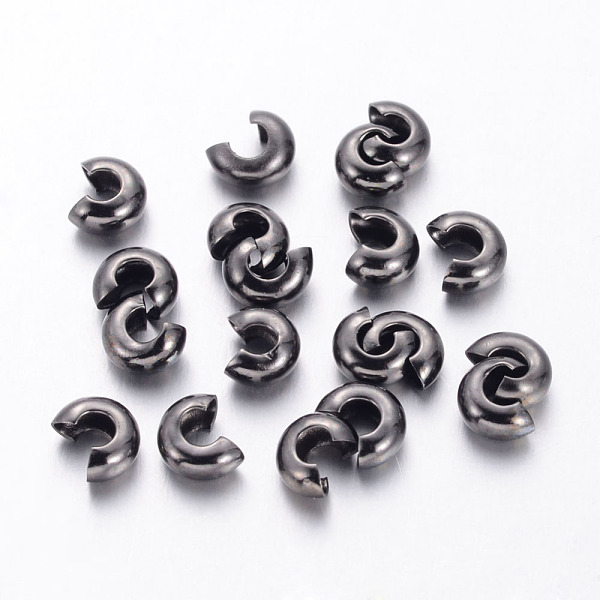 Brass Crimp Beads C… - image